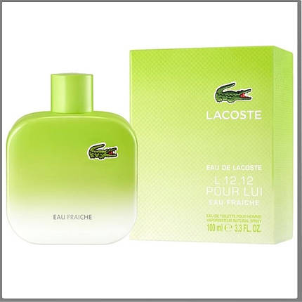 Eau De Lacoste Lacoste L. 12.12 Pour Lui Eau Fraiche туалетна вода 100 ml. (Лакост Л. 12.12 Пур Луї Єау Фреш), фото 2