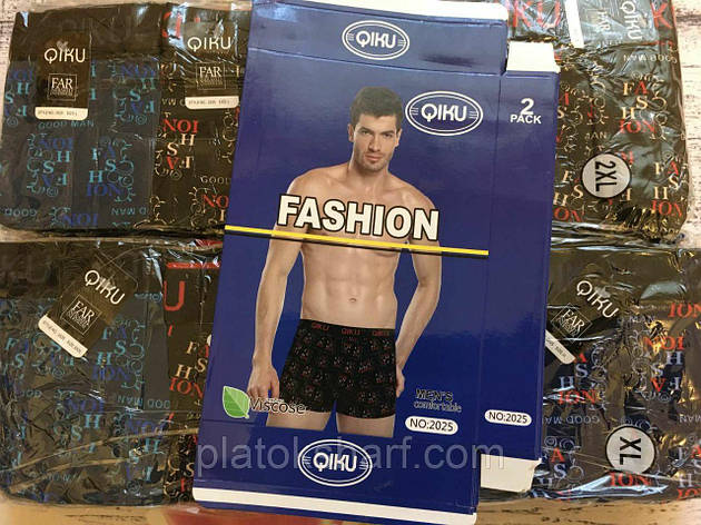 Труси чоловічі боксери 46-52 "Fashion" Орнамент букви (2025), фото 1, фото 2