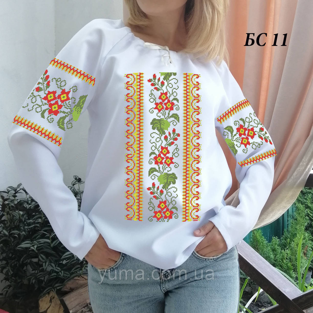 Купить Блузу для вишивки бісером Сучасна оптом и в розницу в Хмельницком и  Украине