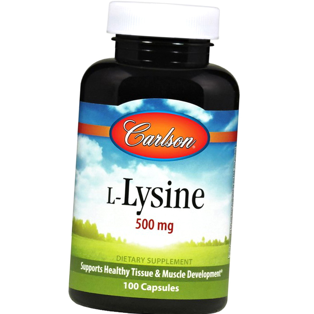Лізин Carlson Labs L-Lysine 500 mg 100 кап