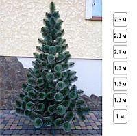 Сосна штучна новорічна Білі кінчики R_8641 2.5