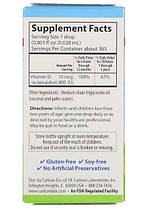 Вітамін Д3 для дітей Carlson Labs baby's Super Daily D3 400 IU 10.3 мл, фото 3