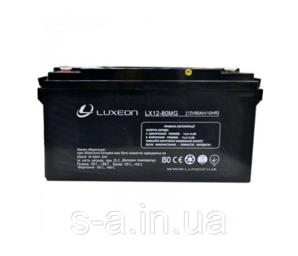 100Ah AGM Акумуляторна батарея 12V 100,0 Ah AGM Luxeon LX12-100 для систем резервного та автономного живлення,, фото 1