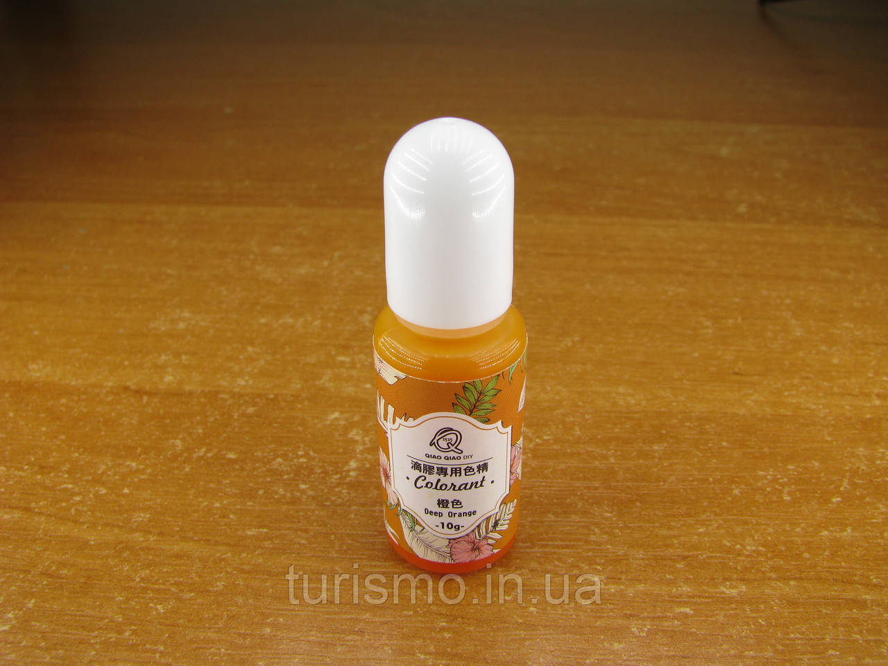Глибокий жовтогарячий (Deep Orange) барвник пігментний для УФ смоли QIAO QIAO DIY, Junesix
