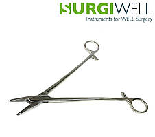 Голкотримач по Mayo-Hegar зубчастий, довжиною 16см (И-10-1)