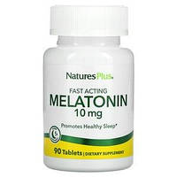 Natures Plus, Melatonin 10 мг (90 таб.), мелатонин, мелатонін