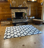 Килимок великий ворсистий Травка 200х230/приліжковий килимок із довгим ворсом