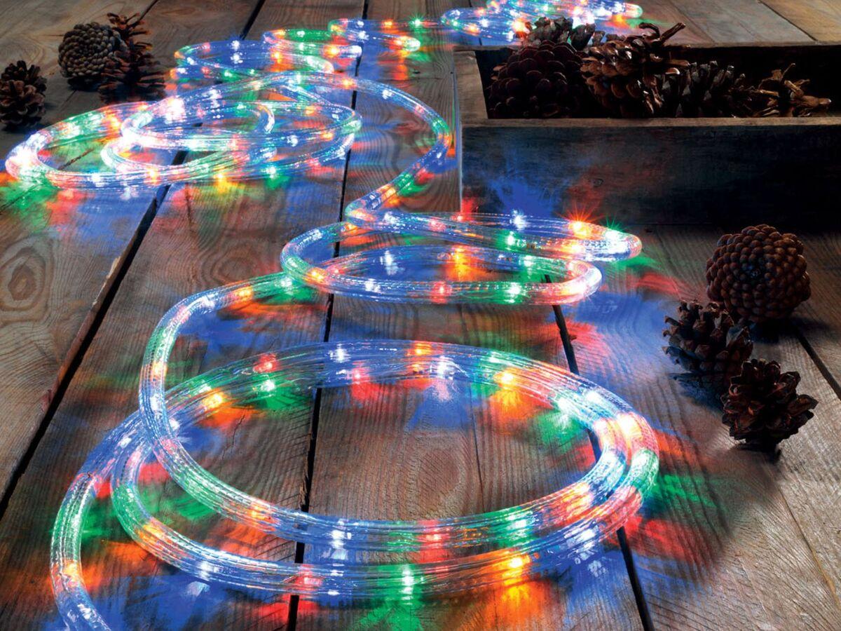 Вулична LED гірлянда дюралайт Livarno Home дюралайт трубка, 13 м, таймер + 8 режимів, фото 1