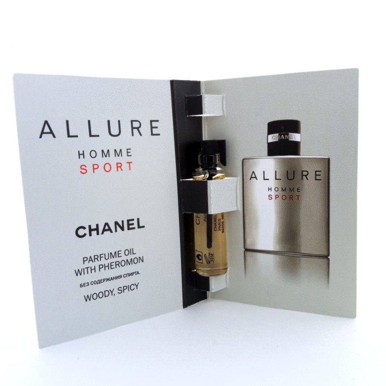 Масло з феромонами Allure Homme Sport (Алюр Хом Спорт) 5 мл. Без спирту