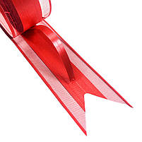 Бант срібний на стяжці 20 см, фото 3