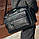 Кожана сумка для ноутбука і документів чорна Tiding Bag чоловічий портфель для А4, фото 5