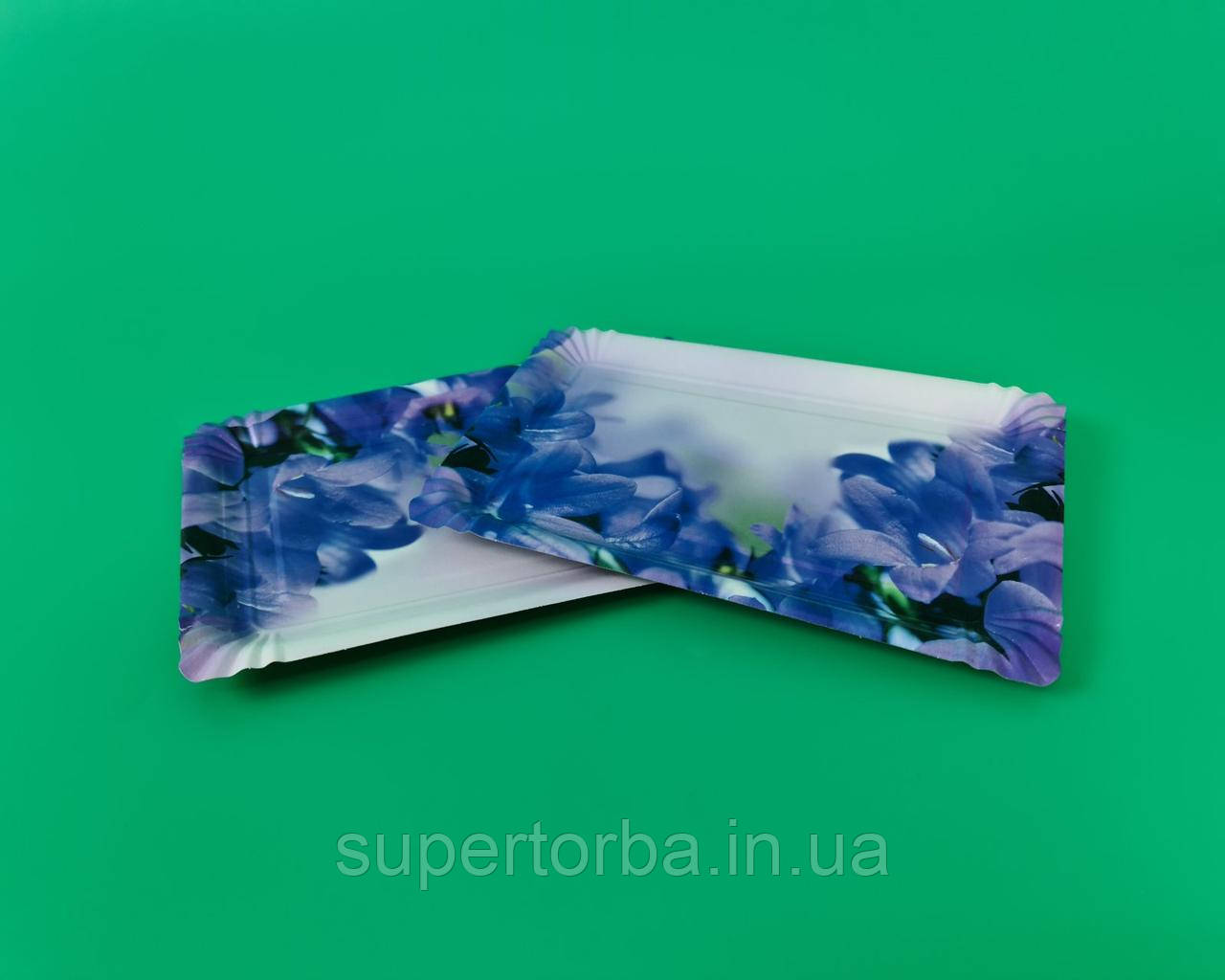 Тарілки святкові паперові 15*220"No15"Колочки 10 шт (1 пачка), фото 1