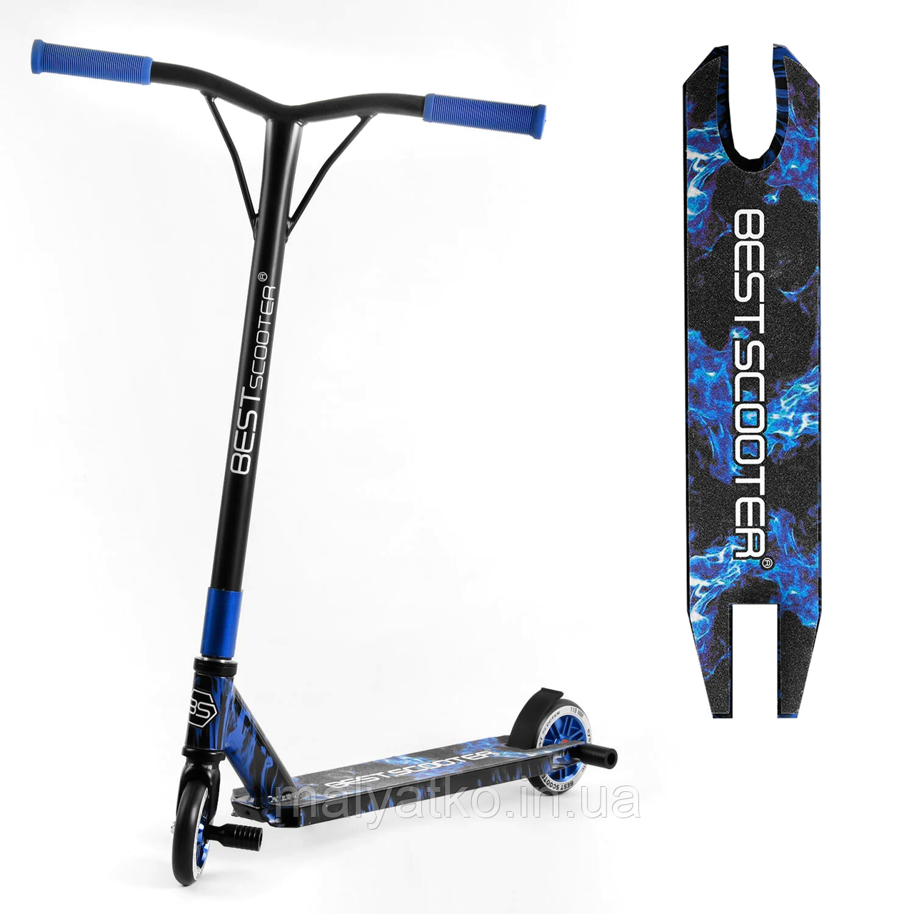 *Самокат трюковий Best Scooter (HIC-система, пеги, алюмінієвий диск) арт. 74609
