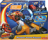 Трек Вспыш и чудо машинки Вспыш Крушила Fisher-Price Blaze Monster Machines Monster Dome