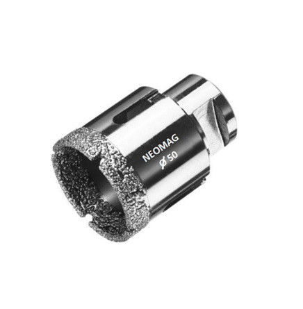 Алмазна коронка NEOMAG 50 мм вакуумного спікання для болгарки, фото 1