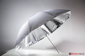 Студійний парасолька Mingxing 152 см білий з сріблястим (48095)