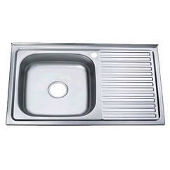 Кухонна мийка накладна Zerix Z8050L-06-160E satin (ZX1612), 2356186 — 918