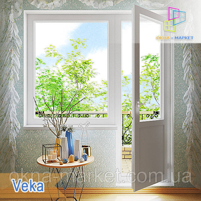 Вихід на балкон Veka Euroline, Veka Softline