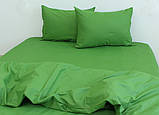 2-спальна постільна білизна з однотонного ранфорсу ТМ TAG, бавовна Cactus, фото 3
