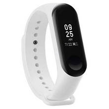 Ремінець для фітнес браслета BeCover Silicone для Xiaomi Mi Band 3/4 White (704650)