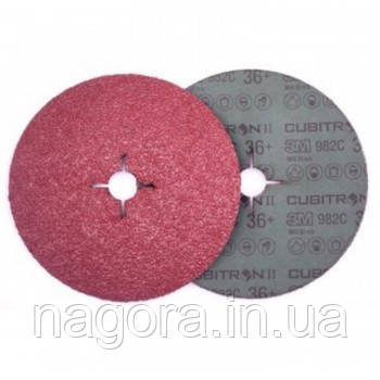 Фібровий круг 3M 982C Cubitron II ø125 мм*22 мм Р36+