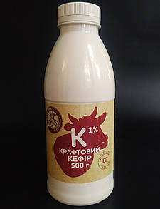Кефір 1% 0,5 Крафтовий молочар