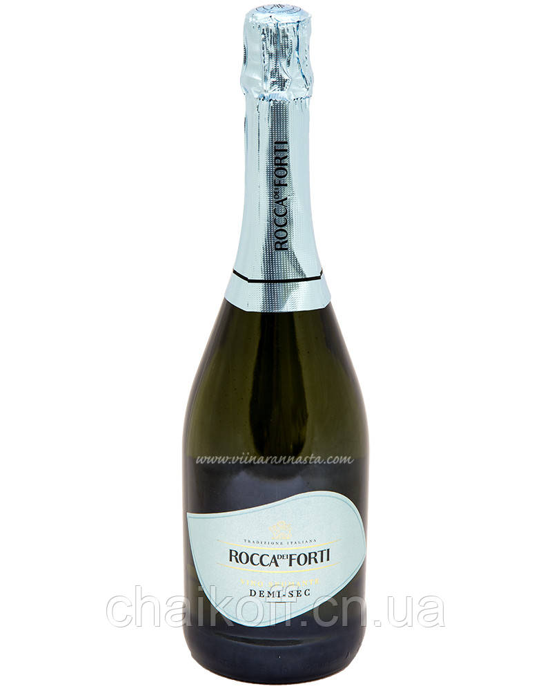 Шампанське напівсухе біле Rocca dei Forti Vino Spumante Demi Sec 0.75 (Італія)