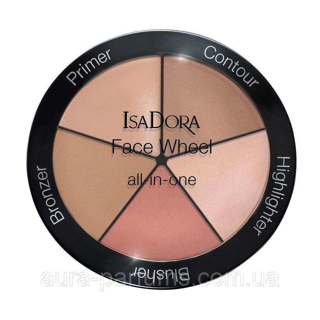 Палітра для макіяжу IsaDora 5 в 1 Face Wheel All-In-One