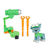 «Щенячий патруль у кіно»: колекційна фігурка цуценяти-рятувальника з механічною функцією Рокі, фото 4