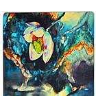 Килимок для йоги фітнесу і пілатесу йога-мат каремат Джутовий (Yoga mat) 3 мм - Зелений Лотос, фото 2