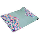 Килимок для йоги Record 183x61x0,3см для занять фітнесом та йогою стійкий до зносу, фото 3