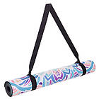 Килимок для йоги Record 183x61x0,3см для занять фітнесом та йогою стійкий до зносу, фото 8