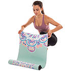 Килимок для йоги Record 183x61x0,3см для занять фітнесом та йогою стійкий до зносу, фото 10