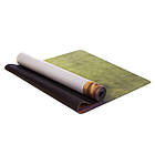 Килимок для йоги замшевий Record 183x61x0,3см компактний з фіксуючим ременем у комплекті, фото 2