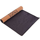 Килимок для йоги пробковий Record 183x61x0,4 см із східним принтом Хамса, фото 5