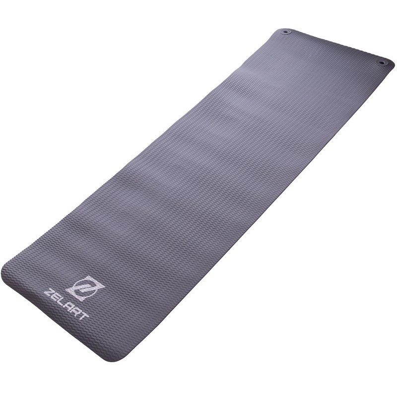 Килимок для фітнесу та йоги Professional183x65x0,6 см м'який не промокаючий