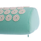 Болстер (валик) для йоги рожевий іплікатор Кузнєцова для голчастого масажу, фото 3