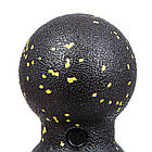 М'яч подвійний Duoball SP-Sport кінезіологічний 16x5см, фото 5