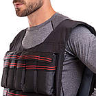 Жилет обтяжувач з регульованою вагою SP-Planeta Weigth Vest 0,5-24 кг для тренування витривалості, фото 10