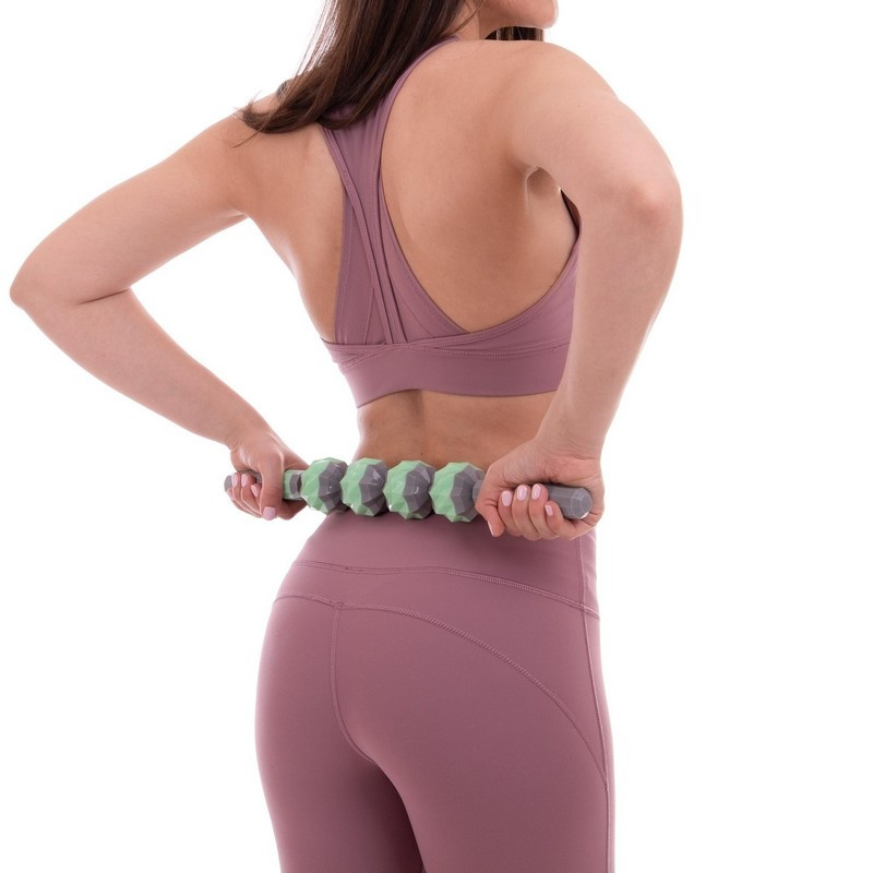 Масажер роликовий 4 масажери Massager Bar SP-Sport 46x5x5 см ручний, фото 1