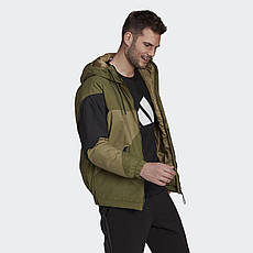 Куртка чоловіча вулична Adidas BTS HD jkt оригінал хакі, фото 4
