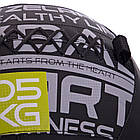 М'яч волбол Zelart Wall Ball 5 кг d 35 см для кросфіту та фітнесу, фото 8