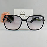 -2.0 Готовые очки для зрения женские тонированные квадратные, фото 5