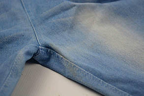 Рвані джинси жіночі блакитні S\M - БРАК, фото 2