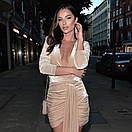 Оксамитове коротке плаття з асиметричною спідницею (р. S-M) 83033039, фото 2