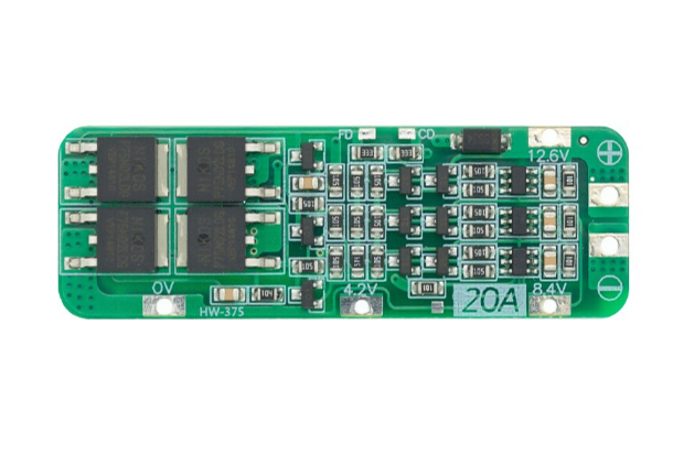 BMS 3S 20A захист для літієвих Li-Ion акумуляторів модуль контролер заряду розряджання плата захисту, фото 1