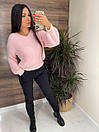 М'який ангоровый светр жіночий зі спадаючим плечем (р. 42-46) 82041304, фото 7