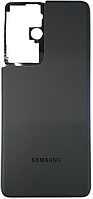 Задняя крышка Samsung G998 Galaxy S21 Ultra 5G черная Phantom Black оригинал