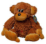 Іграшка плюшева Мавпочка 55 см. М'які пухнасті іграшки для дітей М'які іграшки мультгерої Коричневий, фото 4