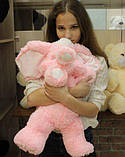Дитяча плюшева м'яка іграшка рожевий Слон Якісні м'які іграшки для дітей, фото 8